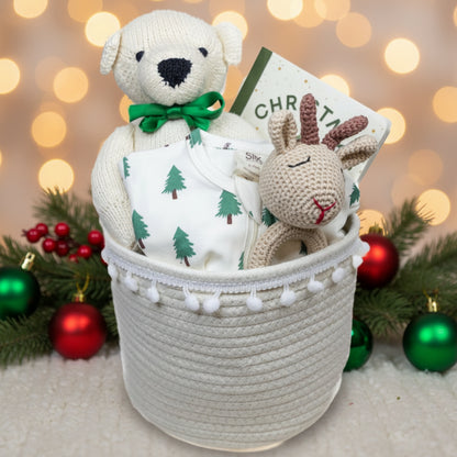 Polar Pals Holiday Baby Gift Basket