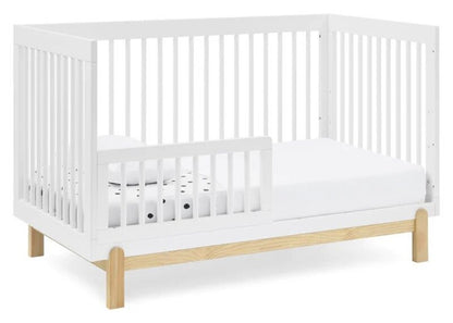 Poppy 4-in-1 Convertible Crib Solid Wood Baby Bed with Modern Design