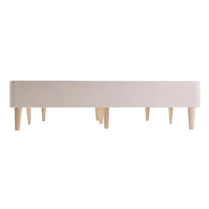 Premium Organic Bed Foundation for Toddlers and Kids with Solid Wood Support