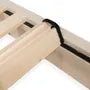 Premium Organic Bed Foundation for Toddlers and Kids with Solid Wood Support
