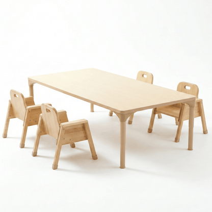 Rectangular Adjustable Kids Table – 13" to 17" Height | Toddler & Preschool Classroom Activity Table