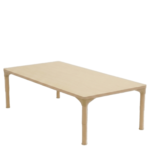 Rectangular Adjustable Kids Table – 13" to 17" Height | Toddler & Preschool Classroom Activity Table