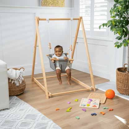 Spruce | Foldable Baby Swing - Blue Wave