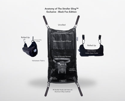 Stroller Sling™ – Black Fox Edition