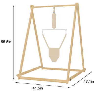 Tulip | Foldable Baby Bouncer - Beige