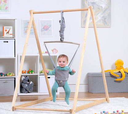 Tulip | Foldable Baby Bouncer - Gray