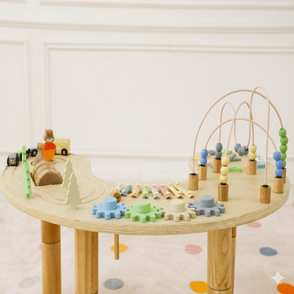 Wooden Multi-Activity Sensory Play Table