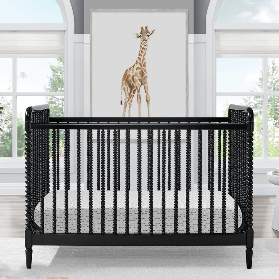 Saint 4-in-1 Convertible Crib - Timeless Jenny Lind Style, Converts to Toddler Bed