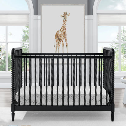 Saint 4-in-1 Convertible Crib - Timeless Jenny Lind Style, Converts to Toddler Bed