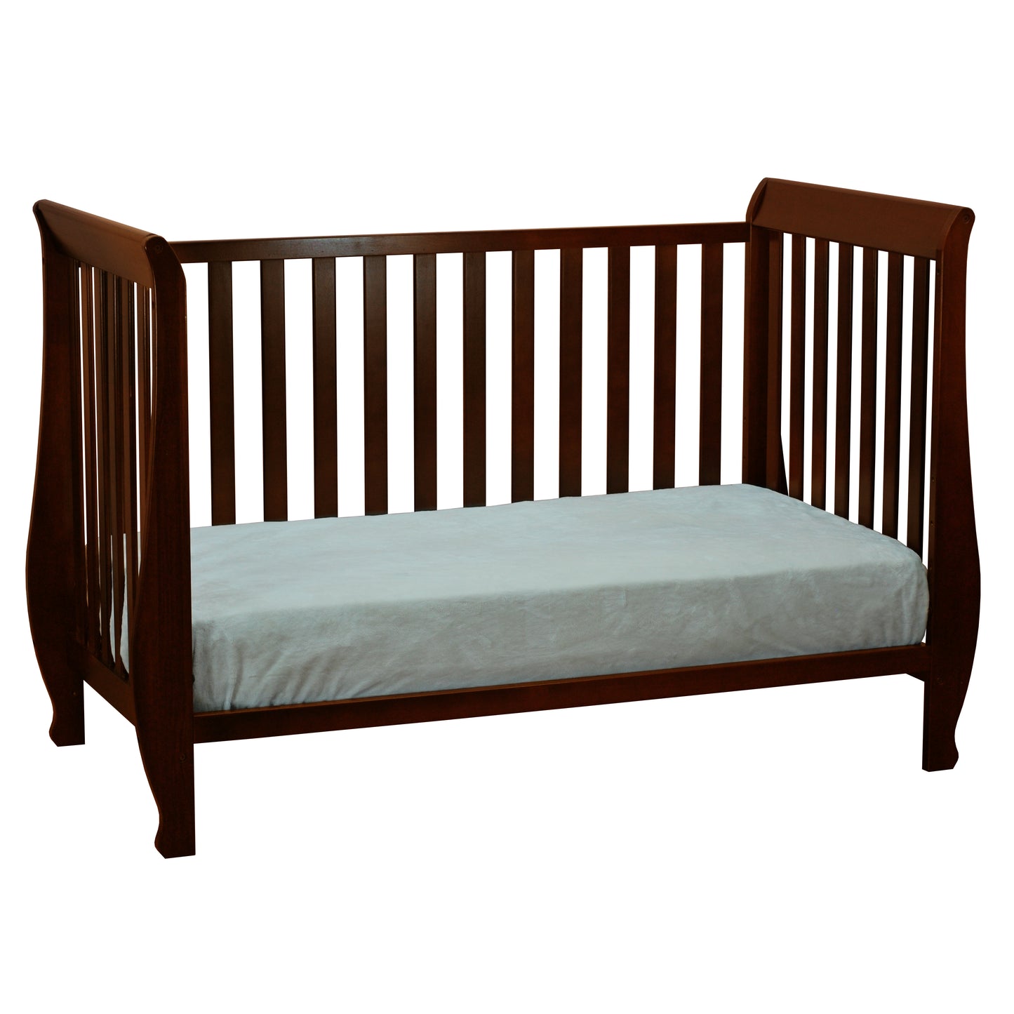 Naomi 4-IN-1 Convertible Baby Crib With Toddler Rail and Mattress