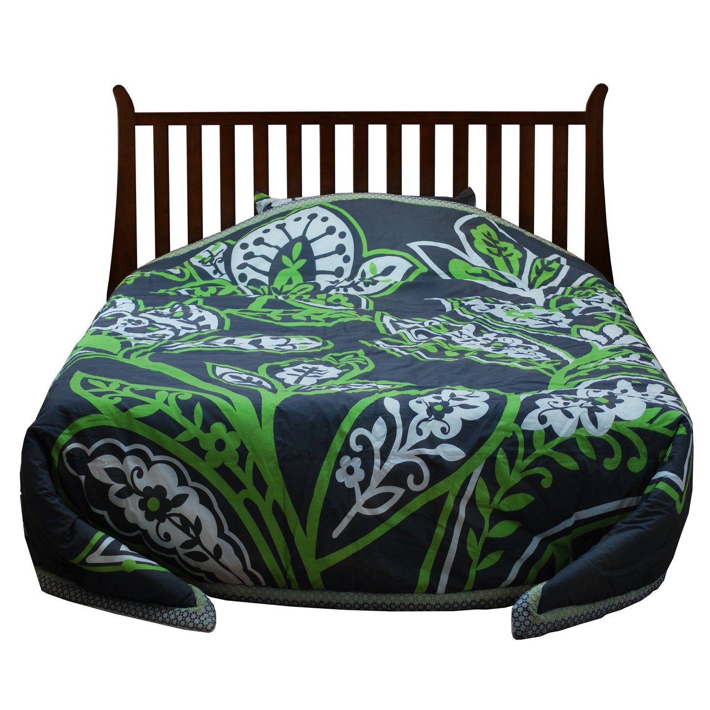 Naomi 4-IN-1 Convertible Baby Crib With Toddler Rail and Mattress