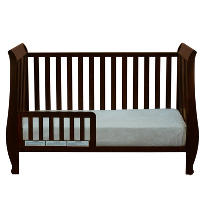 Naomi 4-IN-1 Convertible Baby Crib With Toddler Rail and Mattress