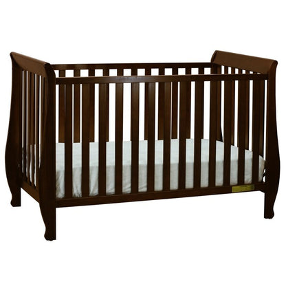 Naomi 4-IN-1 Convertible Baby Crib With Toddler Rail and Mattress