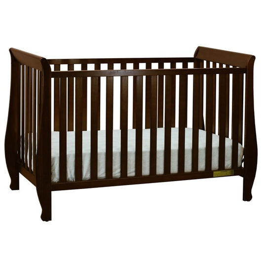 Naomi 4-IN-1 Convertible Baby Crib With Toddler Rail and Mattress