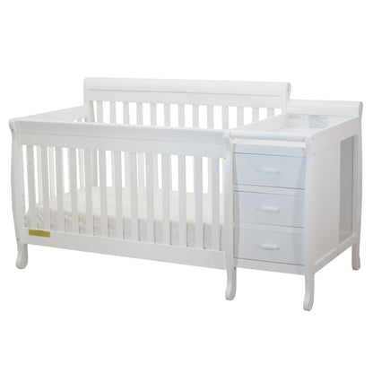 Kimberly Convertible Crib with Changing Table