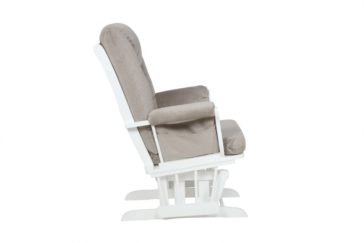 Alice Glider Chair and Ottoman without Pillow