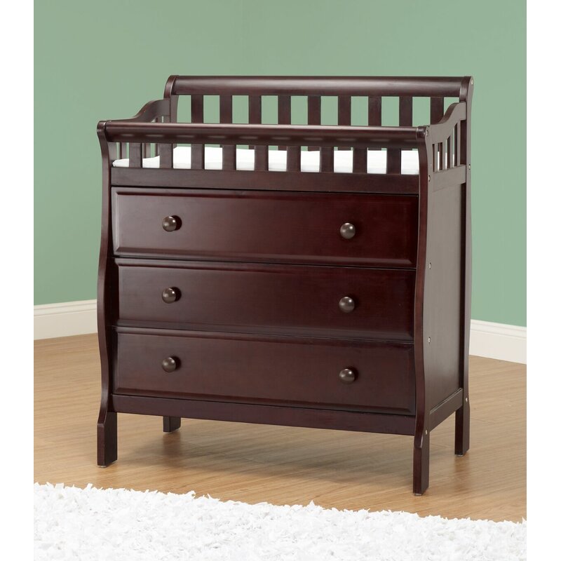 Orbelle Trading Changing Table Dresser with Pad