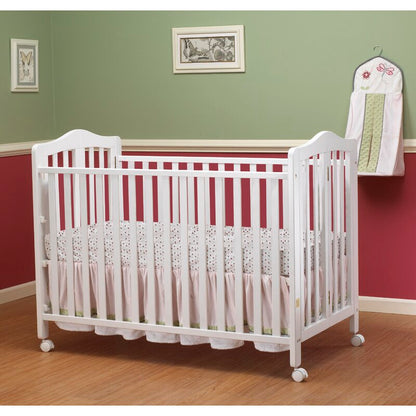 Orbelle Lisa Full Size Folding Crib With Mattress