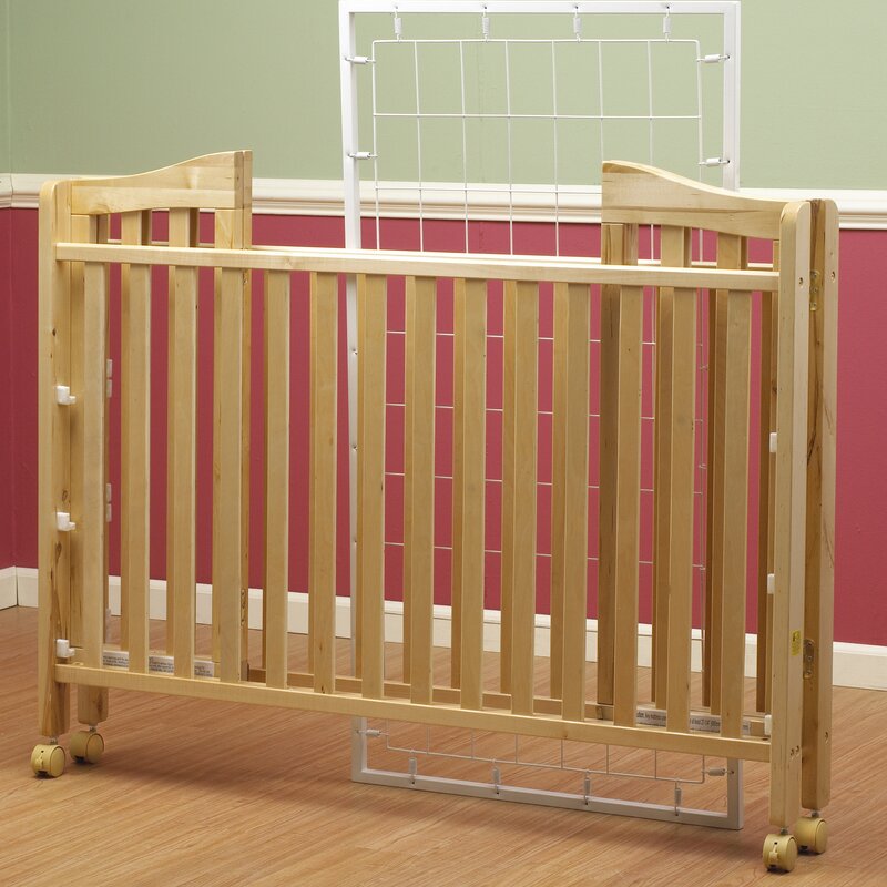 Orbelle Lisa Full Size Folding Crib With Mattress
