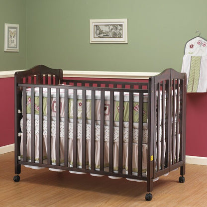 Orbelle Lisa Full Size Folding Crib With Mattress