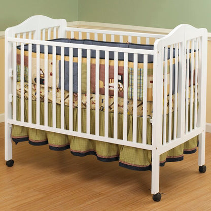 Orbelle Lisa Full Size Folding Crib With Mattress