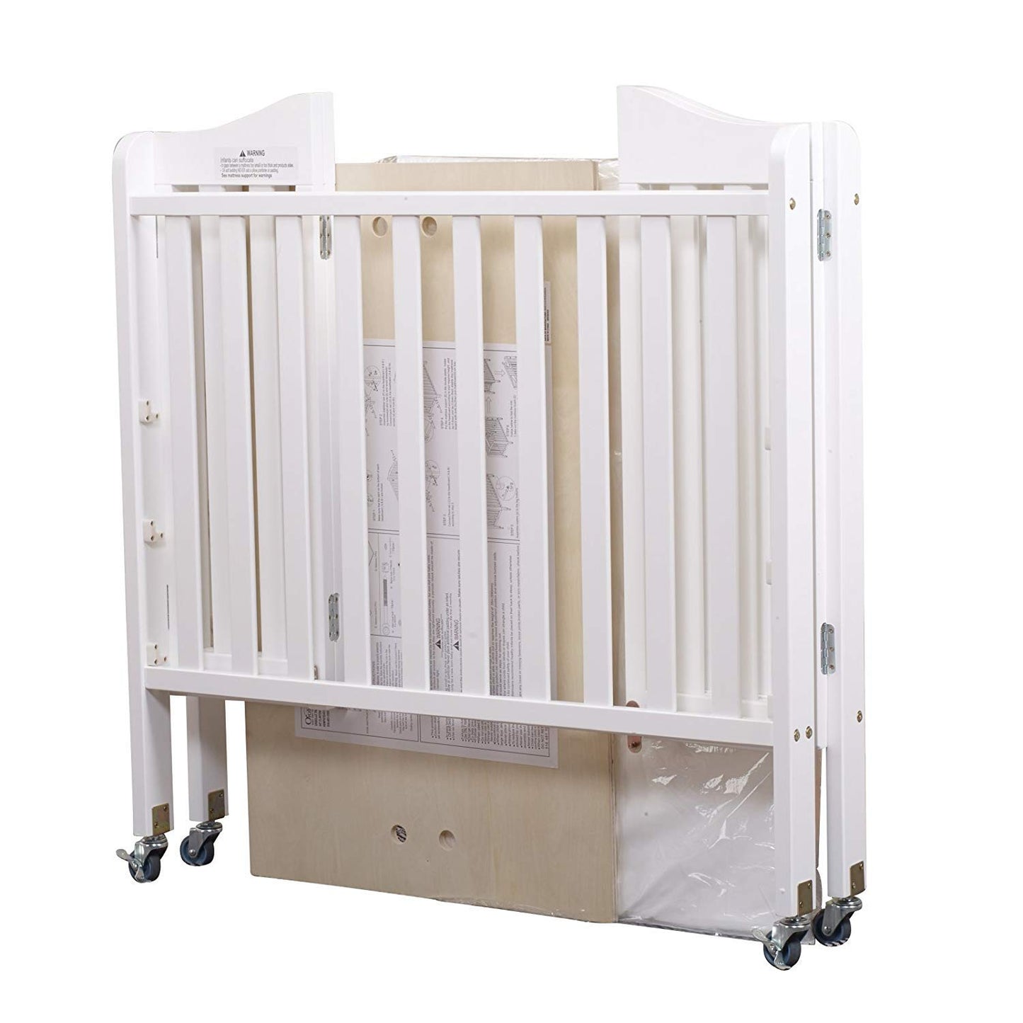 Noa Three level Mini Portable Folding Crib With Free Mattress