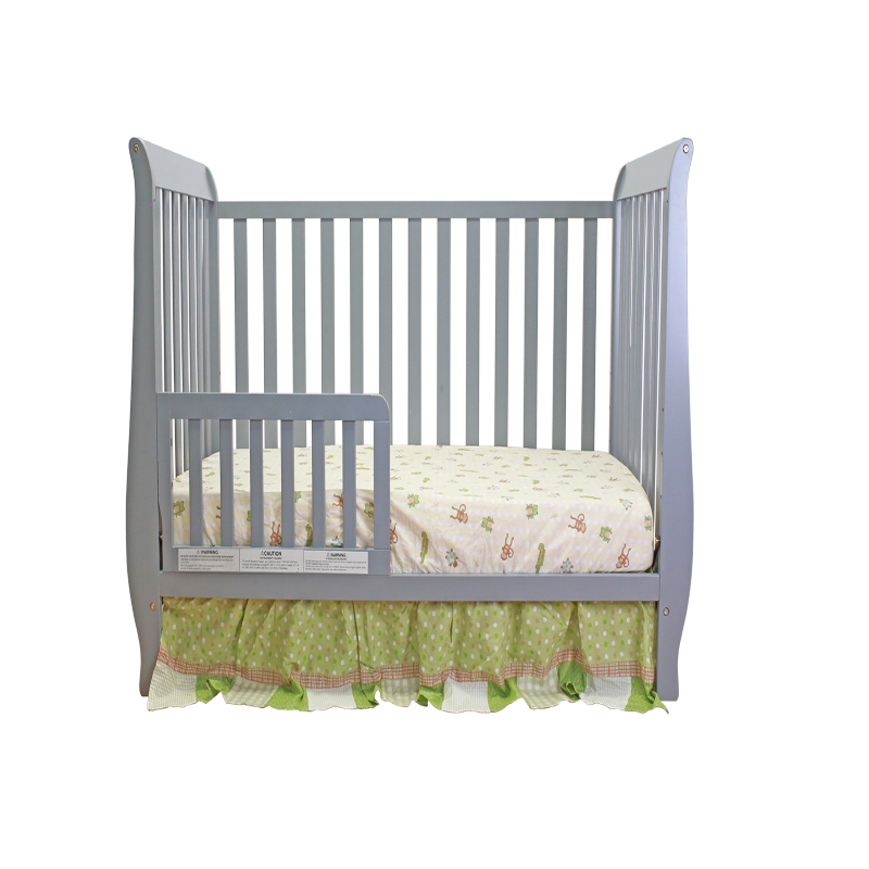 Naomi 4-IN-1 Convertible Baby Crib With Toddler Rail and Mattress