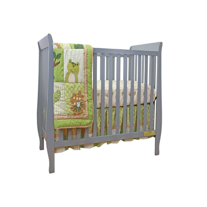 Naomi 4-IN-1 Convertible Baby Crib With Toddler Rail and Mattress