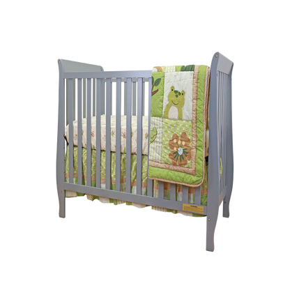 Naomi 4-IN-1 Convertible Baby Crib With Toddler Rail and Mattress